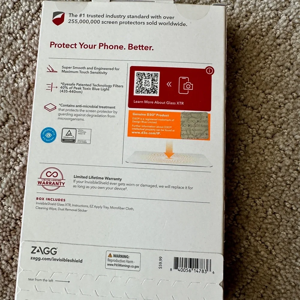 ZAGG Invisible shield NIB iPhone 13 Pro